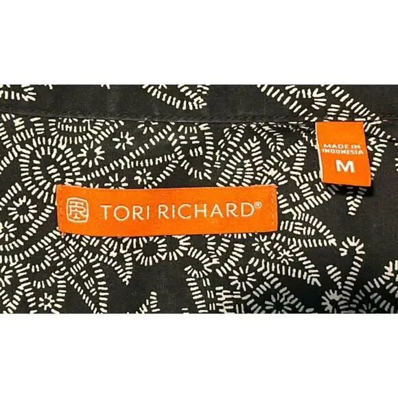 Tori Richard Men’s Button Down Short Sleeve Shirt Size M - Picture 3 of 7